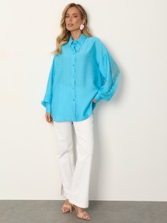Рубашка голубая с длинными рукавами Jetty(фото4)
