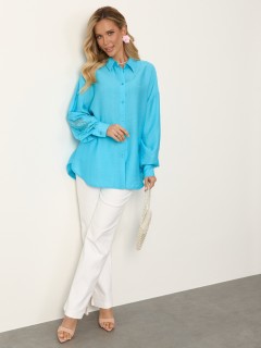 Рубашка голубая с длинными рукавами Jetty(фото2)