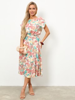 Платье миди разноцветное из хлопка Jetty(фото10)