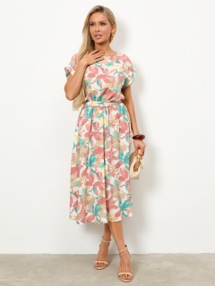 Платье миди разноцветное из хлопка Jetty(фото7)