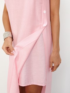 Платье длинное розового цвета Jetty(фото4)