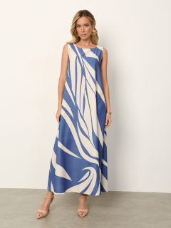 Платье макси с принтом Jetty(фото3)