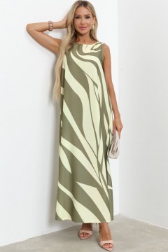 Платье макси с принтом Jetty