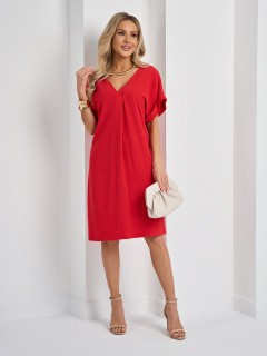 Платье красное льняное Jetty(фото7)