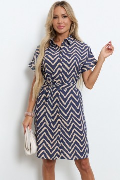 Платье-рубашка с поясом Jetty