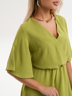 Комбинезон с юбкой-шортами в салатовом цвете Jetty(фото10)