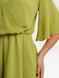 Комбинезон с юбкой-шортами в салатовом цвете Jetty(фото11)