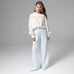 Рубашка белая с кружевом Charutti(фото2)