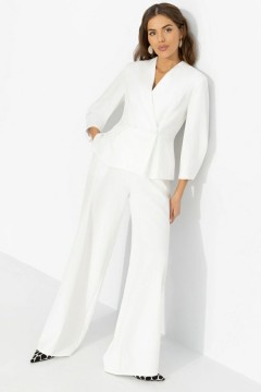 Костюм-двойка голубой с брюками Charutti