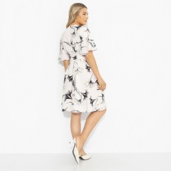 Платье бежевое с поясом Charutti(фото5)