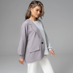 Свитшот комбинированный серый Charutti(фото6)