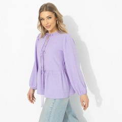 Блузка фиолетовая в романтическом стиле Charutti(фото6)