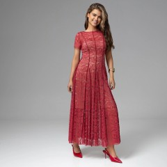 Платье красное из кружева на подкладе Charutti(фото2)