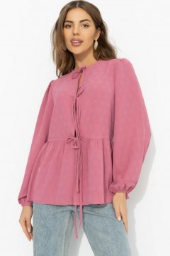 Блузка розовая в стиле бохо