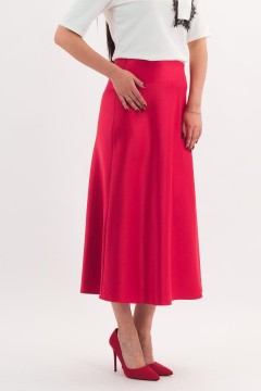 Юбка-колокол красного цвета Braslava(фото3)