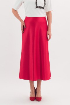 Юбка-колокол красного цвета Braslava(фото2)