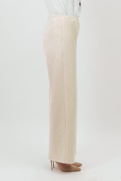 Брюки-палаццо молочного цвета Braslava(фото3)