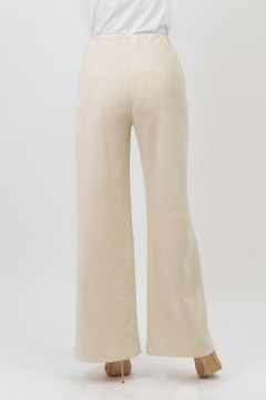 Брюки-палаццо молочного цвета Braslava(фото4)