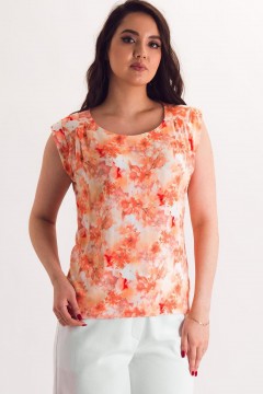 Туника летняя с цветочным принтом Braslava