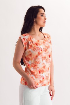 Туника летняя с цветочным принтом Braslava(фото3)