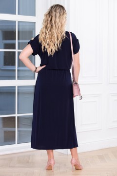 Платье длинное синего цвета Lavira(фото5)