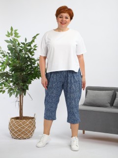 Бриджи синие из хлопка Iv-capriz(фото2)