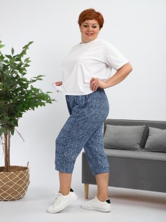 Бриджи синие из хлопка Iv-capriz(фото4)