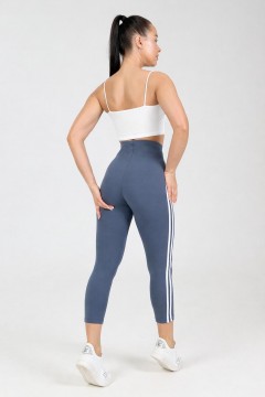 Капри серые трикотажные с лампасами Iv-capriz(фото7)