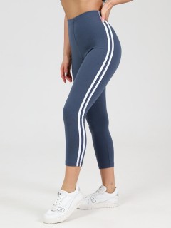 Капри серые трикотажные с лампасами Iv-capriz(фото5)