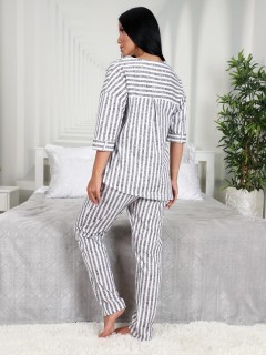 Пижама с брюками трикотажная в полоску Iv-capriz(фото8)