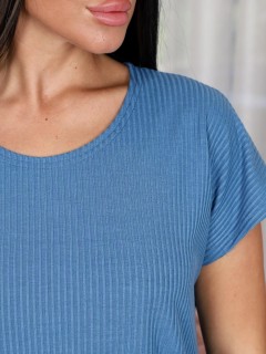 Пижама трикотажная синяя с брюками Iv-capriz(фото5)