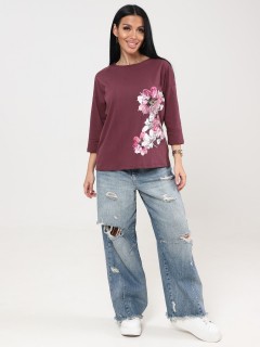 Футболка трикотажная лилового цвета Iv-capriz(фото6)