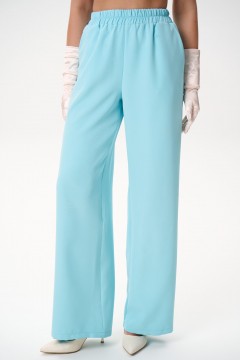 Костюм цвета Тиффани с брюками Elza(фото12)