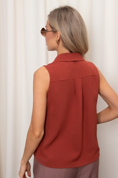 Блузка летняя без рукавов Заряна №1 Valentina(фото6)