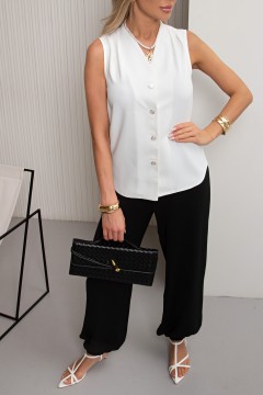 Брюки-алладины в чёрном цвете Алладин №1 Valentina(фото3)