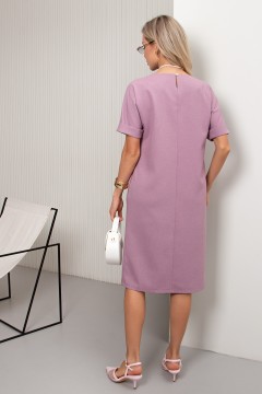 Платье льняное цвета рыльная роза Рэнди №12 Valentina(фото5)