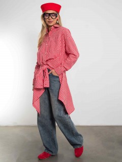 Рубашка в красную клетку Kosmos(фото2)