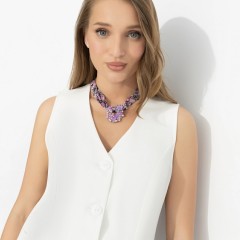 Жилет белый с карманами Charutti(фото4)