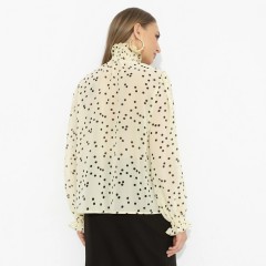 Блузка жёлтая в горошек Charutti(фото6)