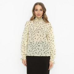Блузка жёлтая в горошек Charutti(фото5)