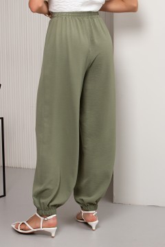 Брюки-алладины в оливковом цвете Алладин №3 Valentina(фото5)