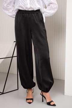 Брюки-алладины чёрные из атласа Алладин №7 (атлас) Valentina(фото3)