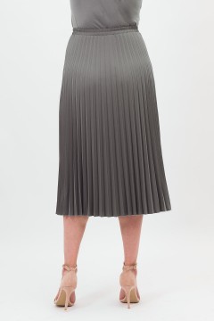Юбка гофрированная серого цвета Braslava(фото4)