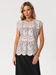 Блуза кружевная без рукавов Priz(фото3)