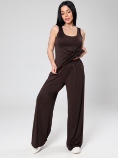 Костюм трикотажный с брюками в шоколадном цвете Iv-capriz(фото4)