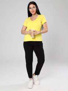 Футболка трикотажная жёлтого цвета Iv-capriz(фото6)