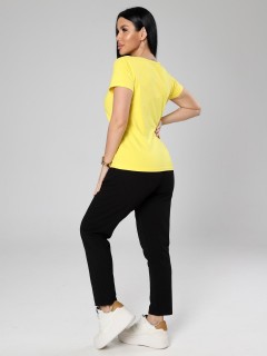 Футболка трикотажная жёлтого цвета Iv-capriz(фото7)