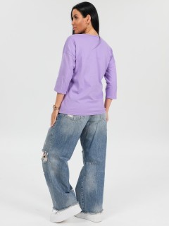 Футболка трикотажная сиреневого цвета Iv-capriz(фото8)