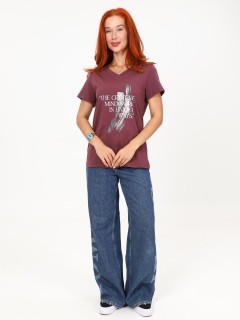 Футболка трикотажная лилового цвета Iv-capriz(фото7)