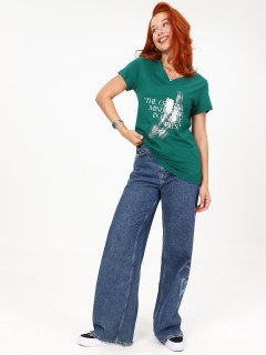 Футболка трикотажная зелёного цвета Iv-capriz(фото8)